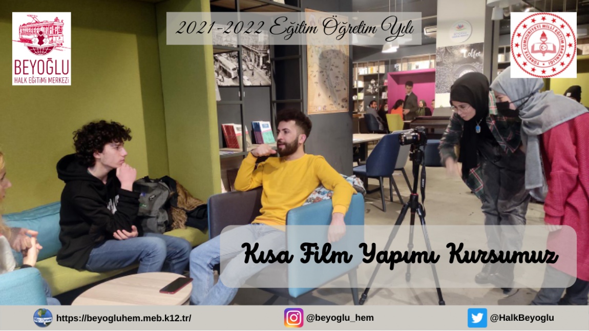 Akademi Beyoğlu'ndaki Kısa Film Yapımı Kursumuz