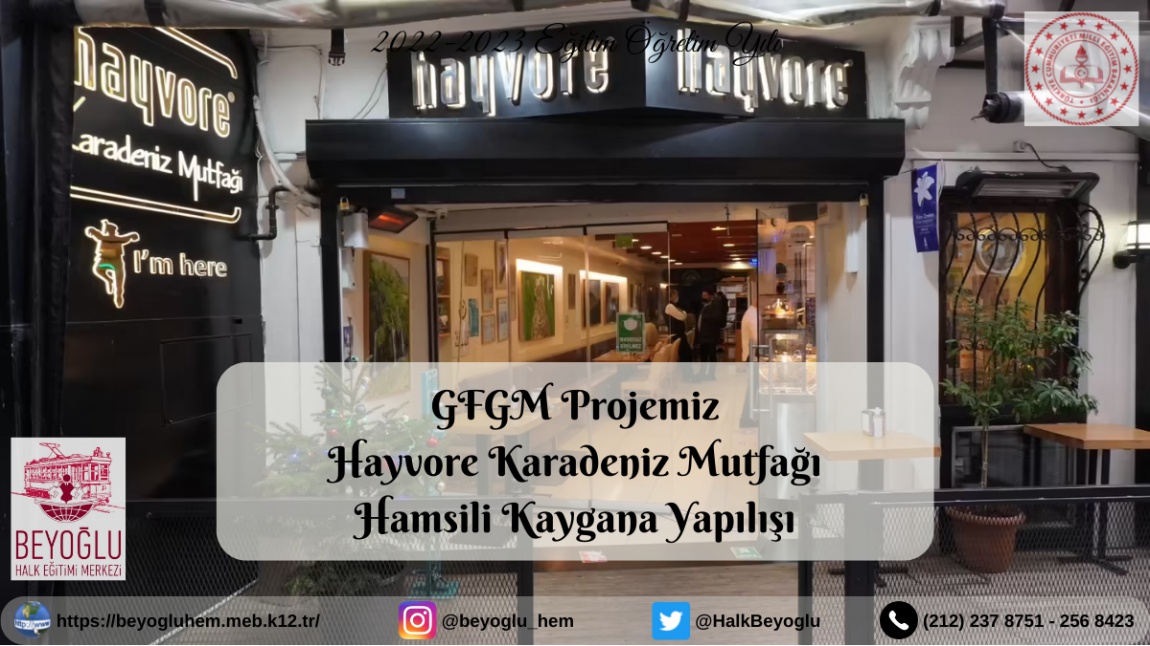 GFGM Projesi için Hayvore Karadeniz Mutfağı'ndan Hamsili Kaygana