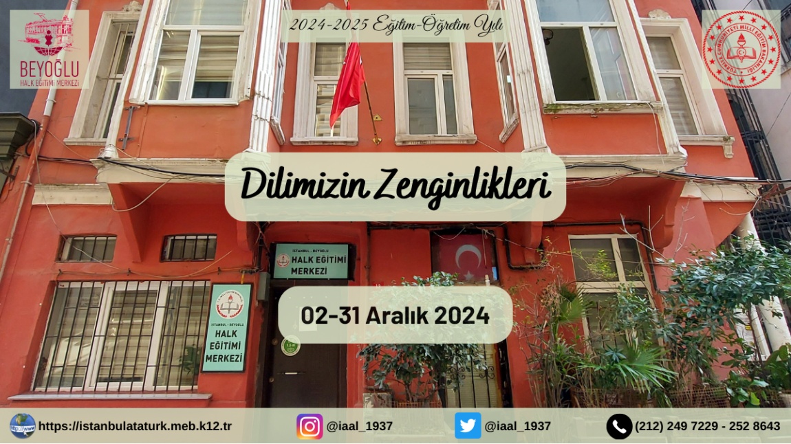 Dilimizin Zenginlikleri: 02-31 Aralık 2024